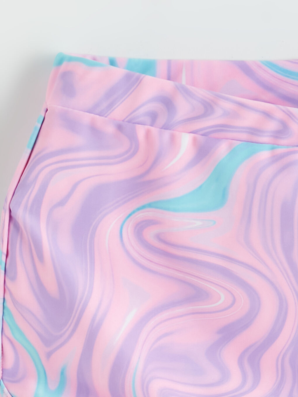 Karışık Kız Çocuk Batik Desenli Şortlu Bikini-6