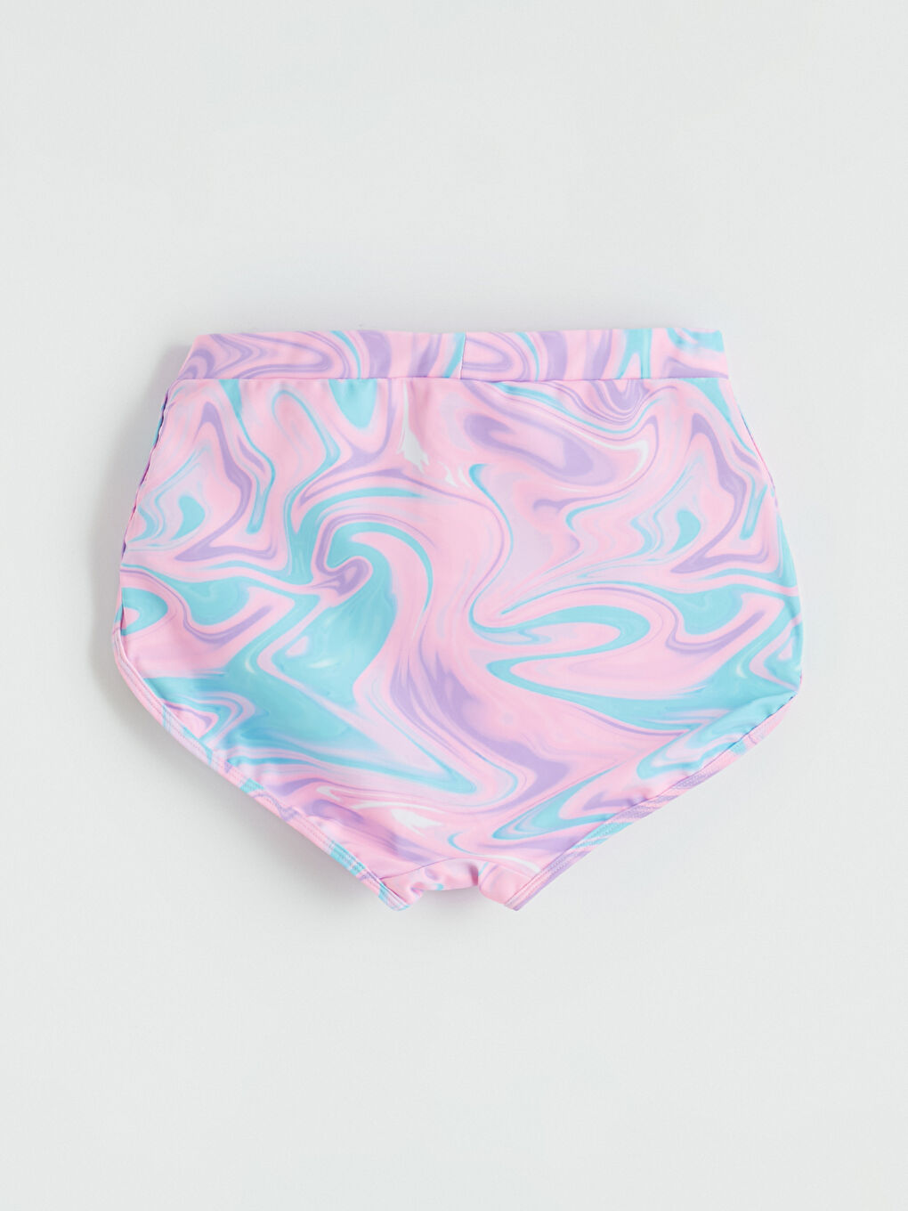 Karışık Kız Çocuk Batik Desenli Şortlu Bikini-7