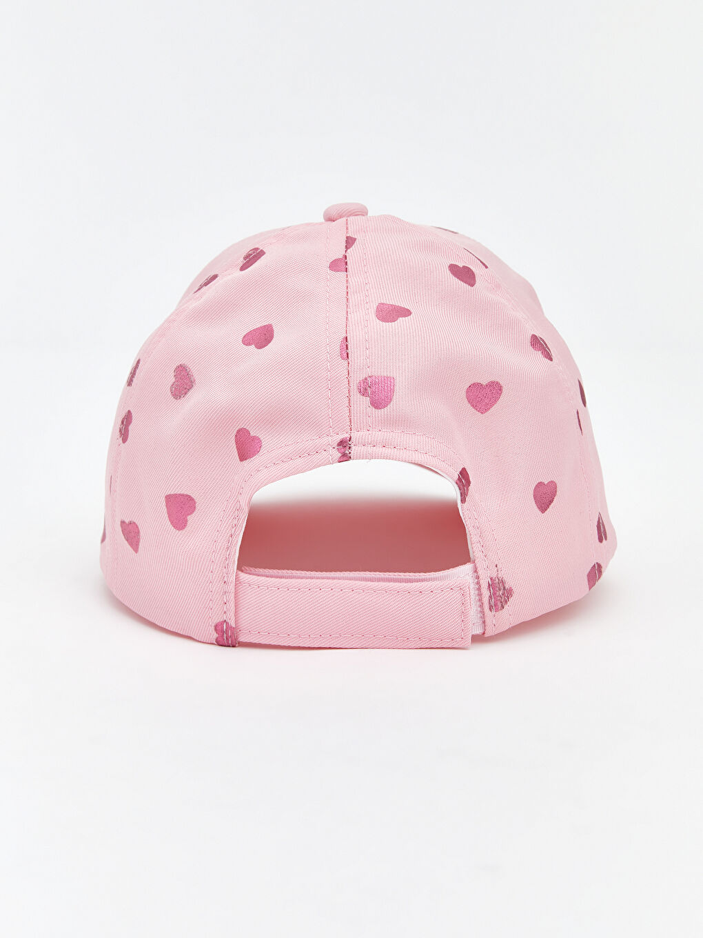 Kalp Desenli Kız Bebek Kep Şapka -2