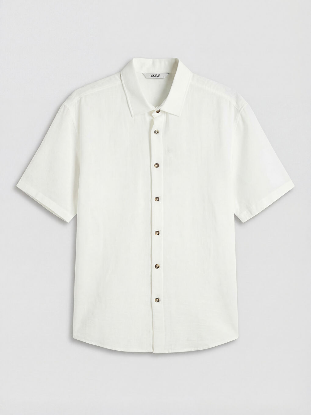 قميص رجالي واسع بقصة تشبه الكتان