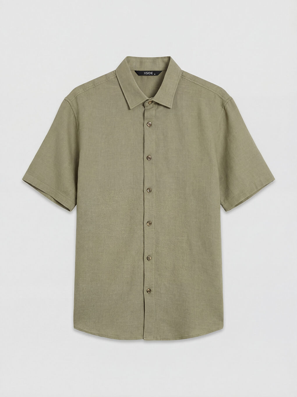 قميص رجالي واسع بقصة تشبه الكتان