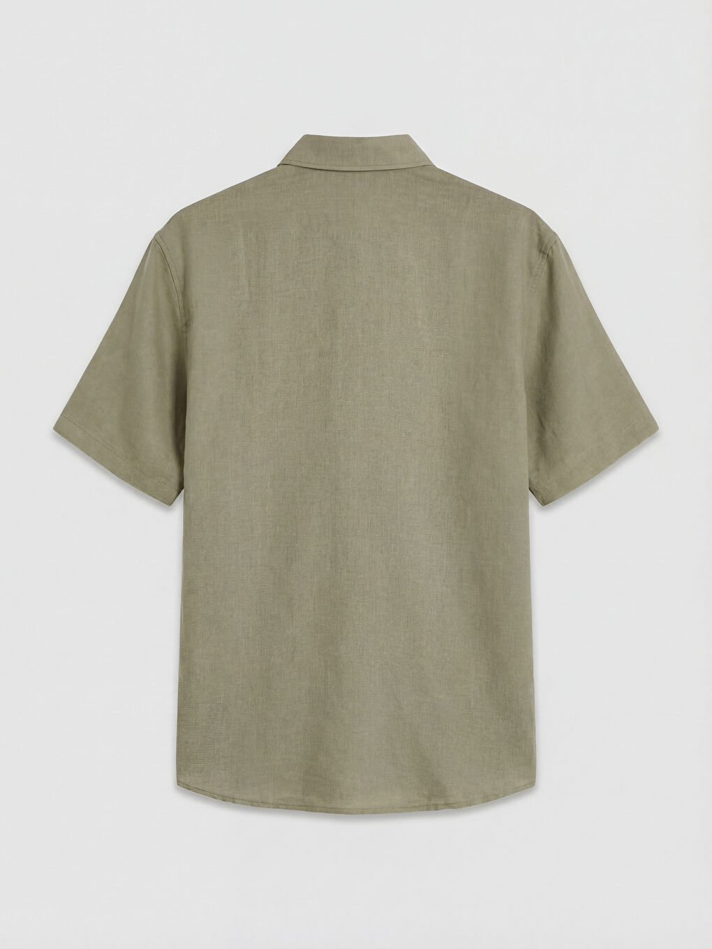 قميص رجالي واسع بقصة تشبه الكتان-1