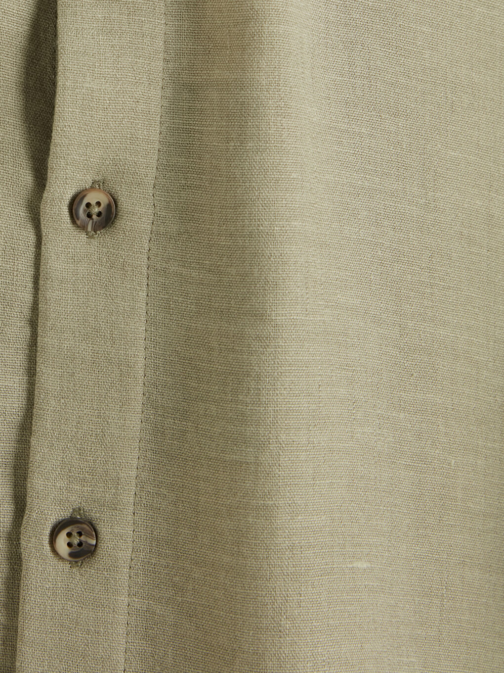 قميص رجالي واسع بقصة تشبه الكتان-2