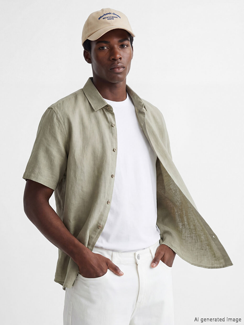 Man KHAKI Shirt