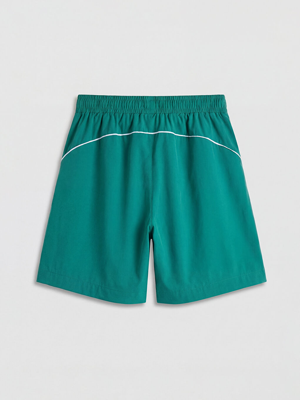 Yeşil Loose Fit Erkek Spor Şort-1