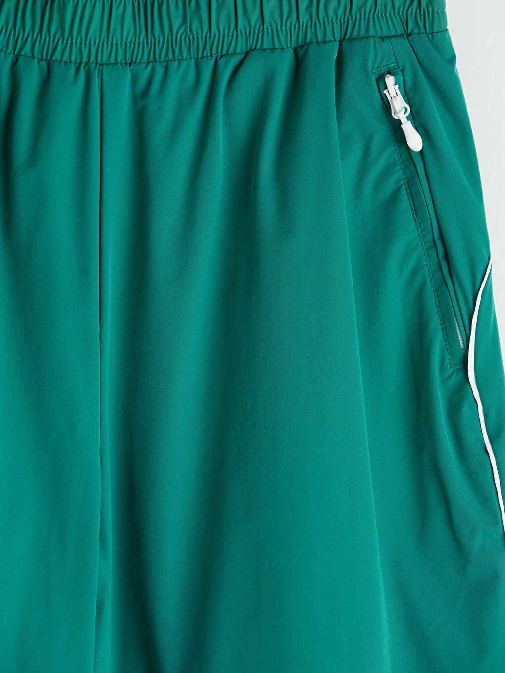 Yeşil Loose Fit Erkek Spor Şort-2