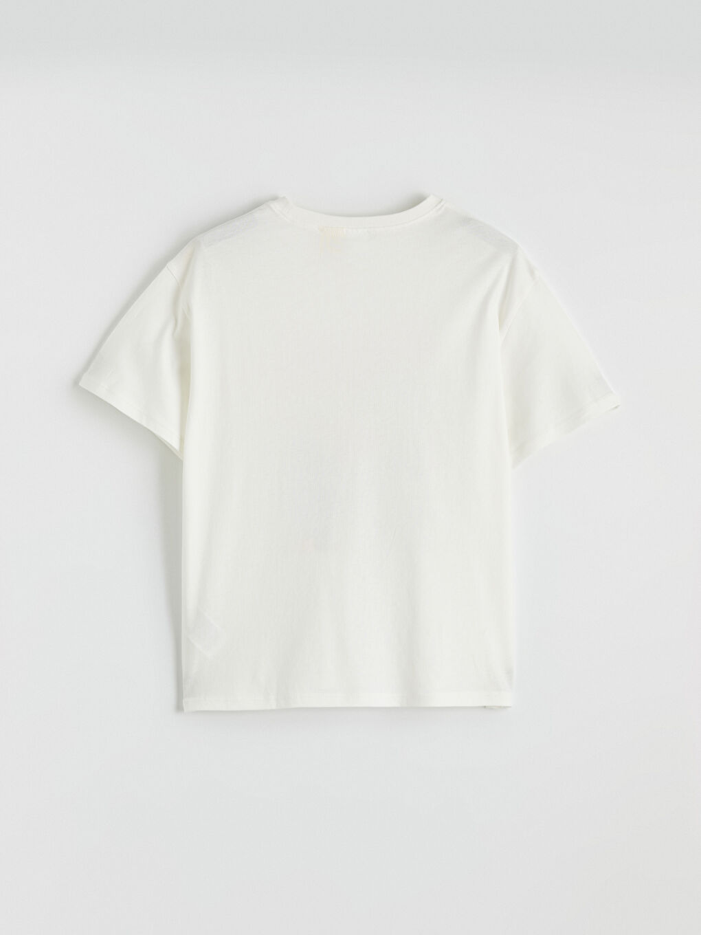 Ekru Stitch Baskılı Kız Çocuk Şortlu Pijama Takımı-3