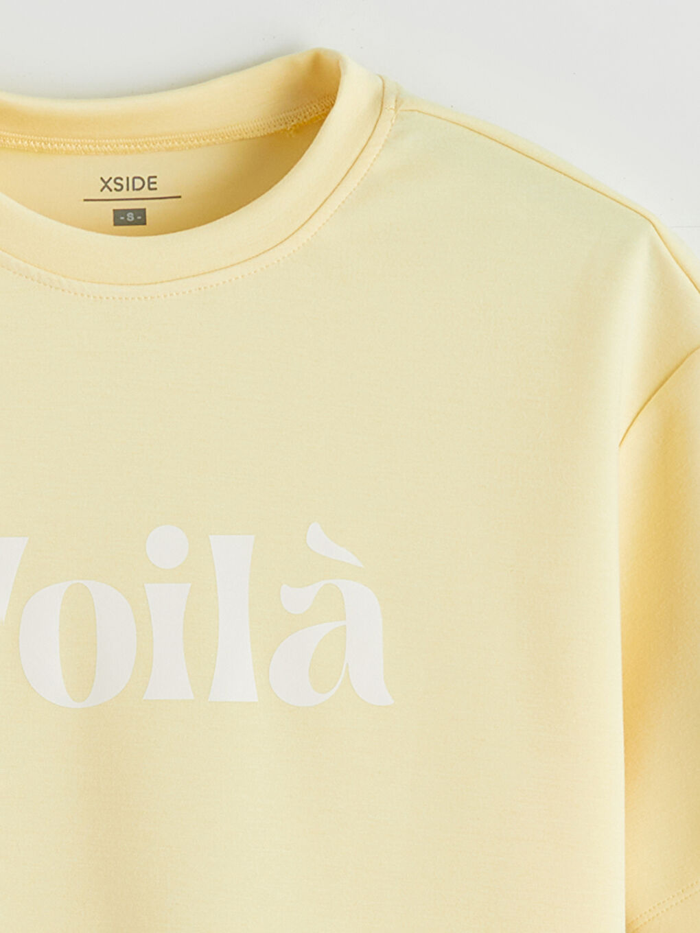 Crew Neck Printed Women's T-Shirt-5