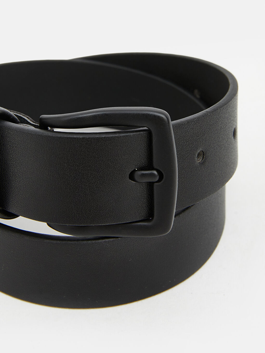 Siyah Deri Görünümlü Erkek Çocuk Kemer -3