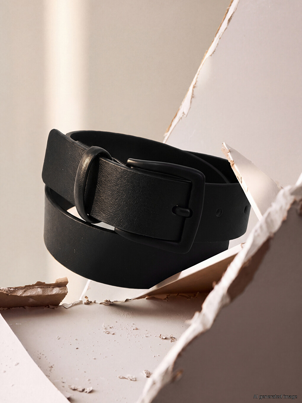 Faux Leather Boys' Belt