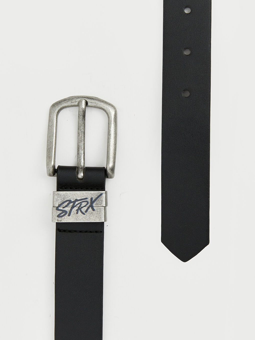 Siyah Deri Görünümlü Erkek Çocuk Kemer-1