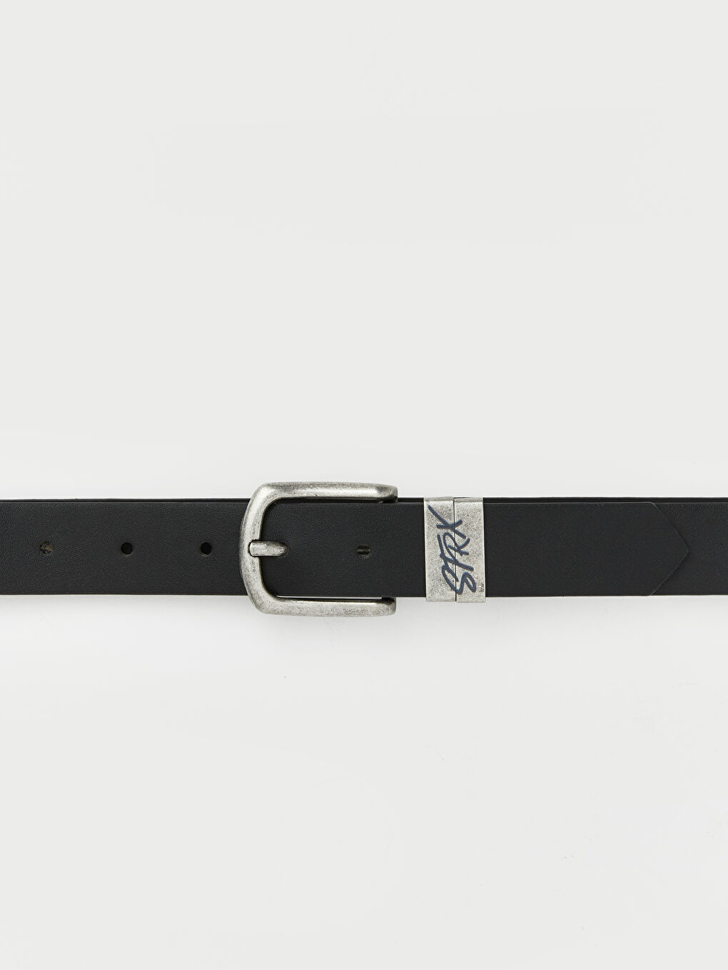 Siyah Deri Görünümlü Erkek Çocuk Kemer-2