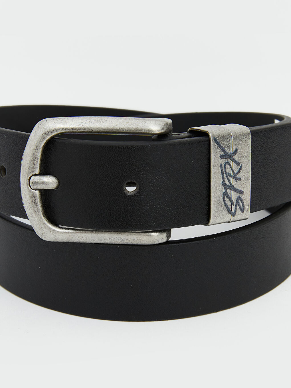 Siyah Deri Görünümlü Erkek Çocuk Kemer-3