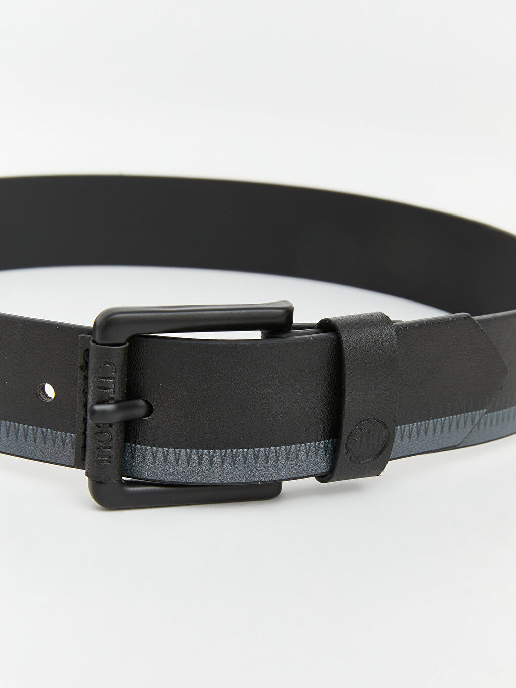 Siyah Deri Görünümlü Erkek Çocuk Kemer-3