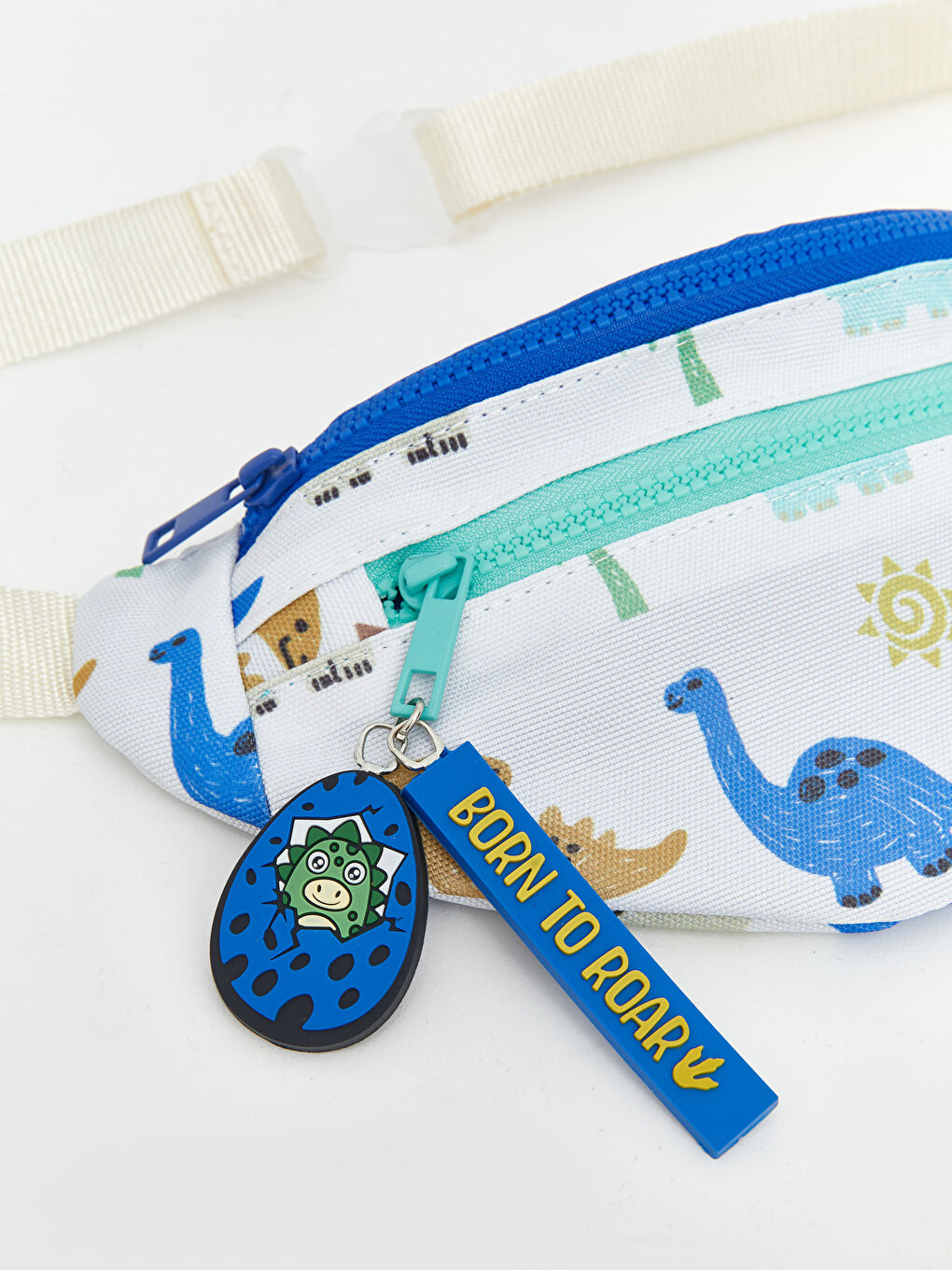 Karışık Dinozor Baskılı Erkek Bebek Bel Çantası-1