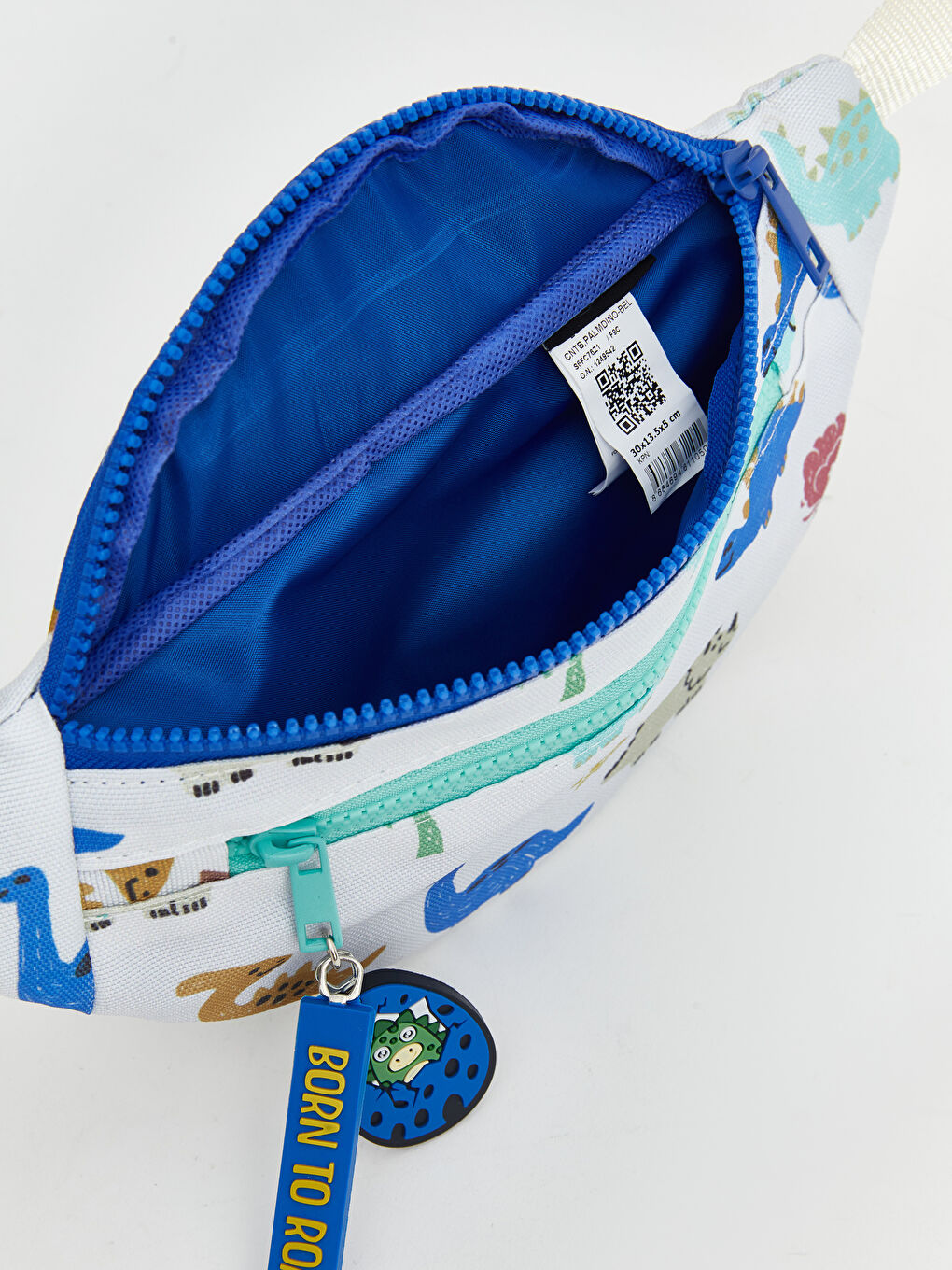 Karışık Dinozor Baskılı Erkek Bebek Bel Çantası-3