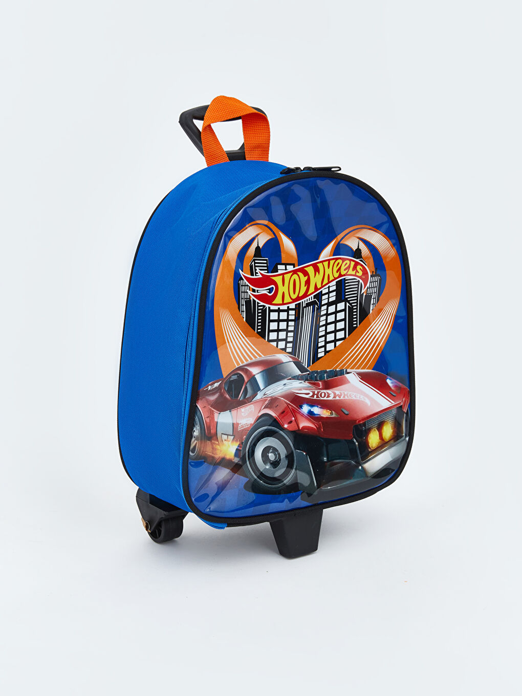 Karışık How Wheels Baskılı Erkek Çocuk Çekçekli Çanta-1