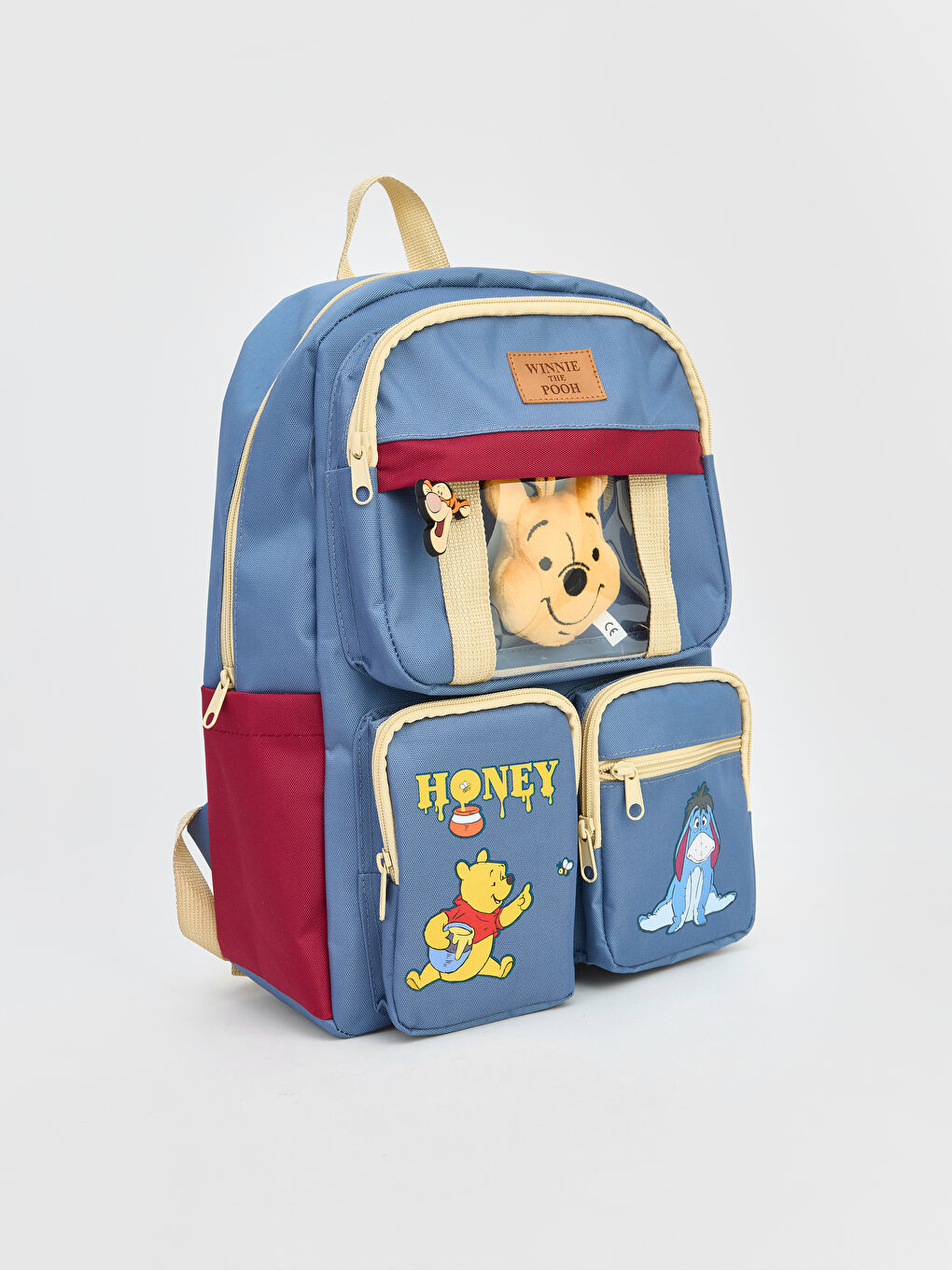 İndigo Winnie the Pooh Baskılı Erkek Çocuk Sırt Çantası-1