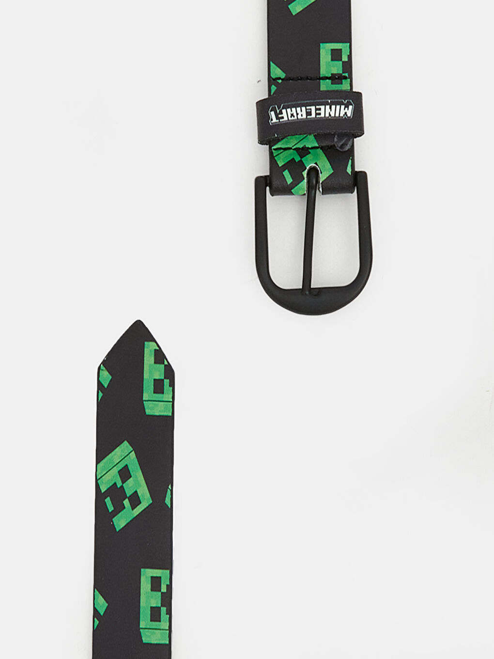 Siyah Minecraft Baskılı Erkek Bebek Kemer-2