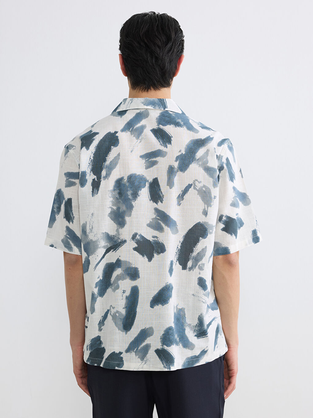 Regular Fit Patterned Men's Shirt-3