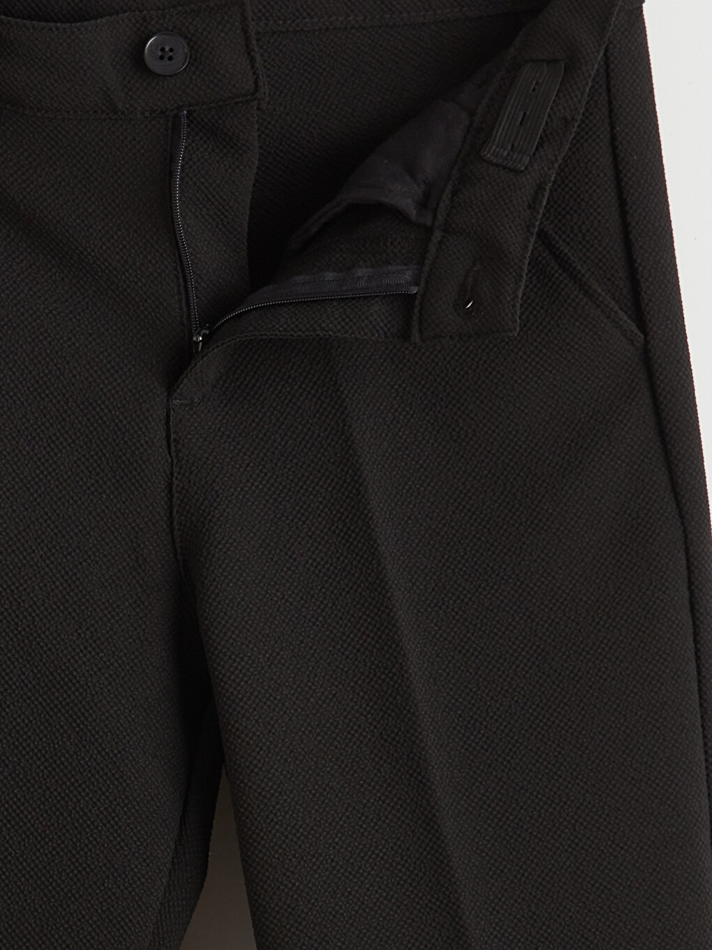Siyah Slim Fit Erkek Çocuk Pantolon-2