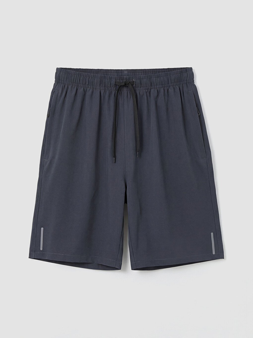 Man Grey Active Shorts-4