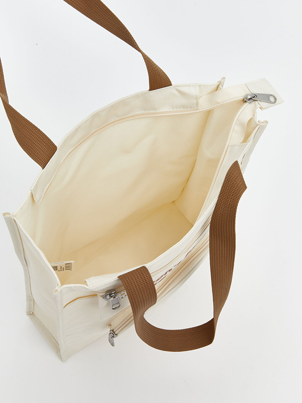 გოგონა კრემისფერი მხრის ჩანთა-3