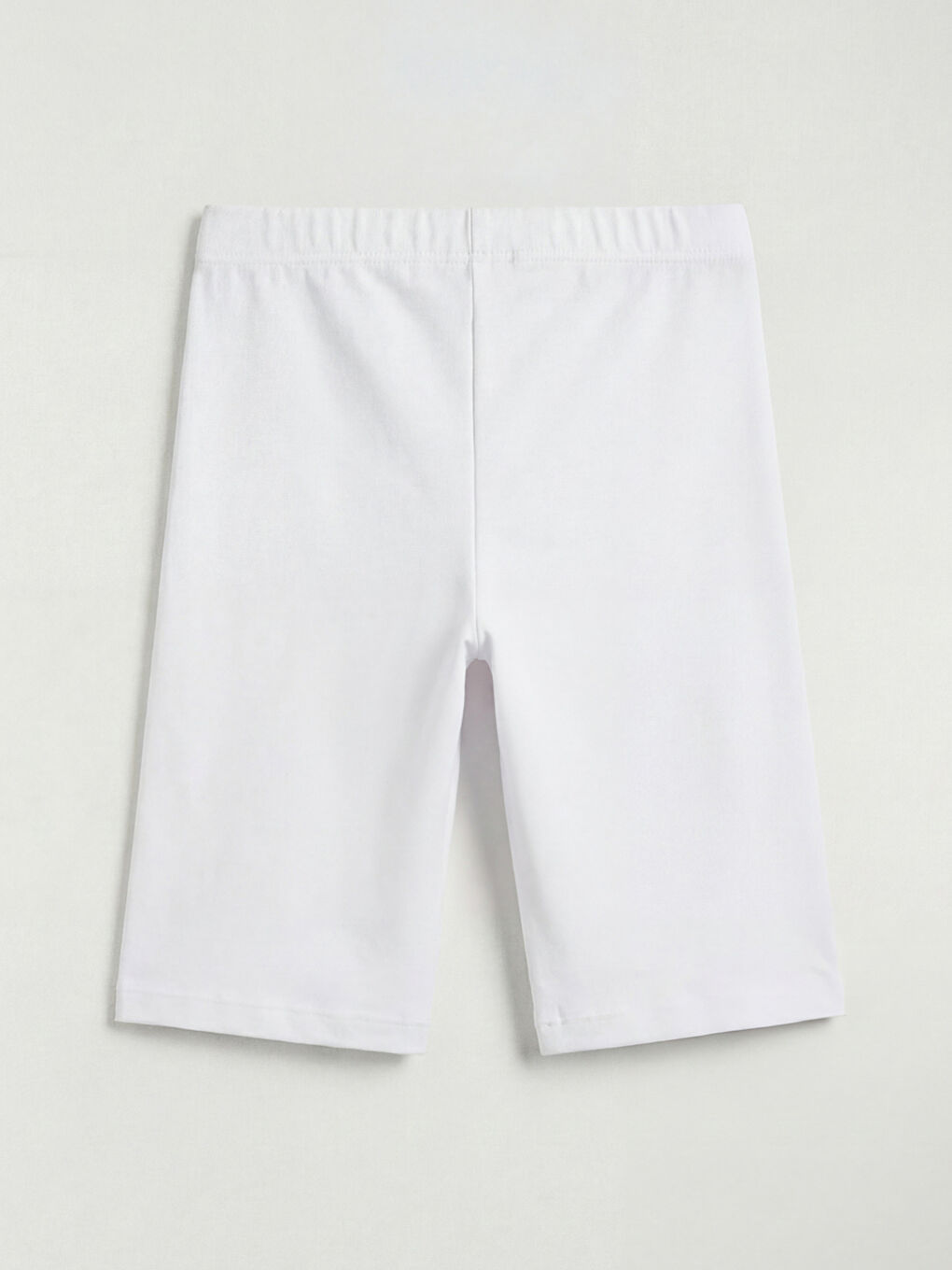 Beyaz Basic Kız Çocuk Kısa Tayt 2'li-3