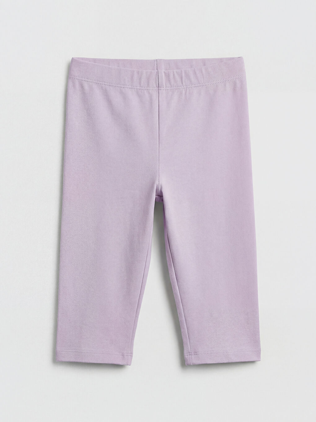 Lila Beli Lastikli Kız Çocuk Tayt