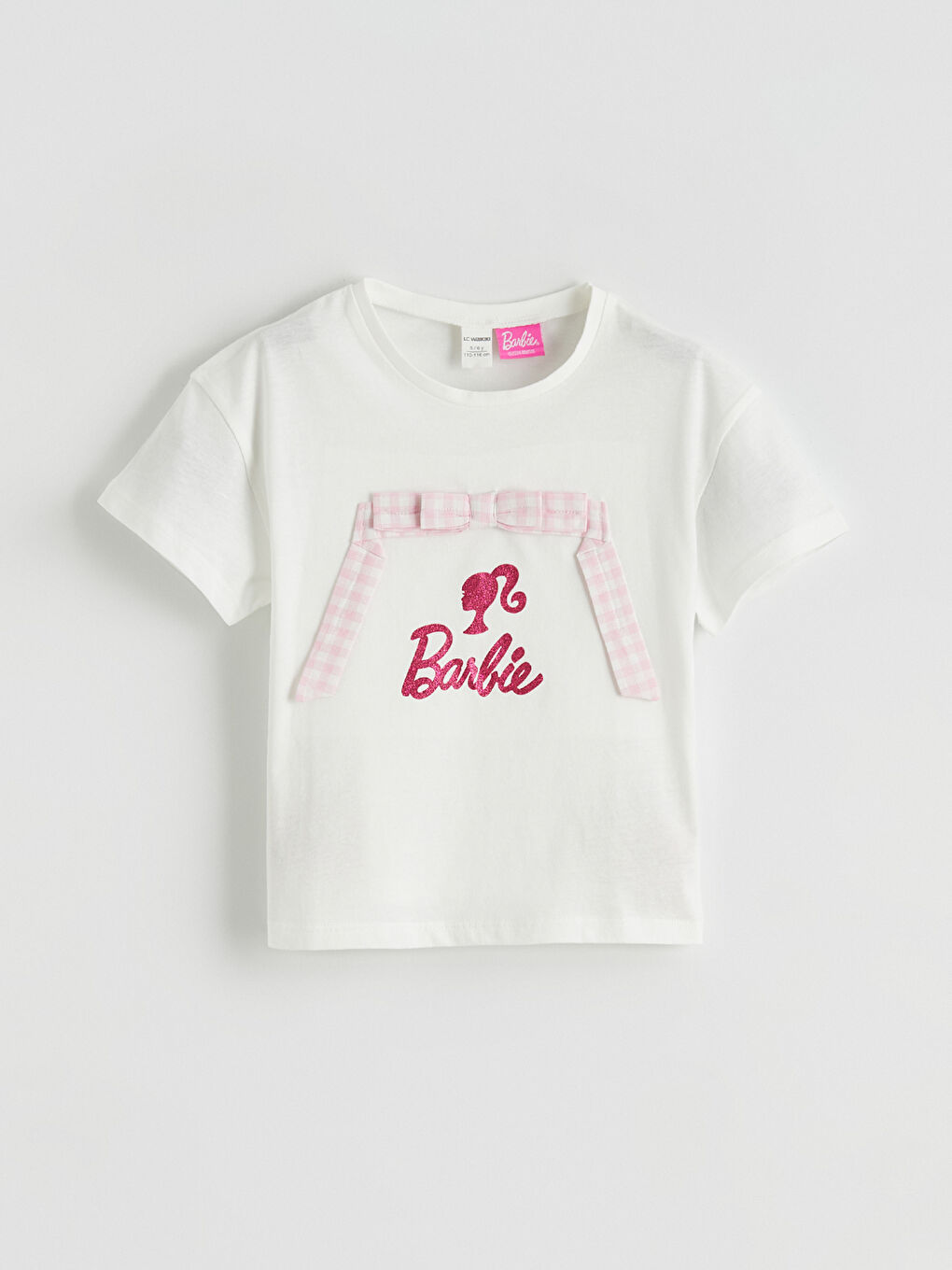Barbie Printed Girl's T-shirt and Skirt-1
