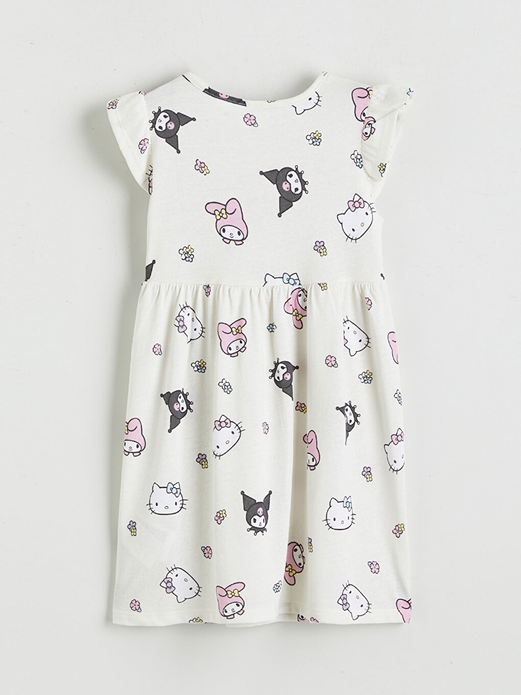 فستان بيج فاتح / ايكرو فتاة-2