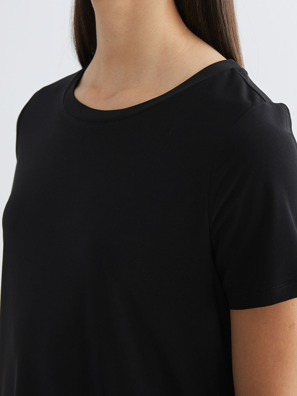 Crew Neck Women's Sports T-Shirt-2