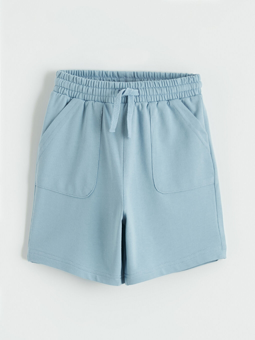 Elastic Waist Pocketed Boys' Shorts