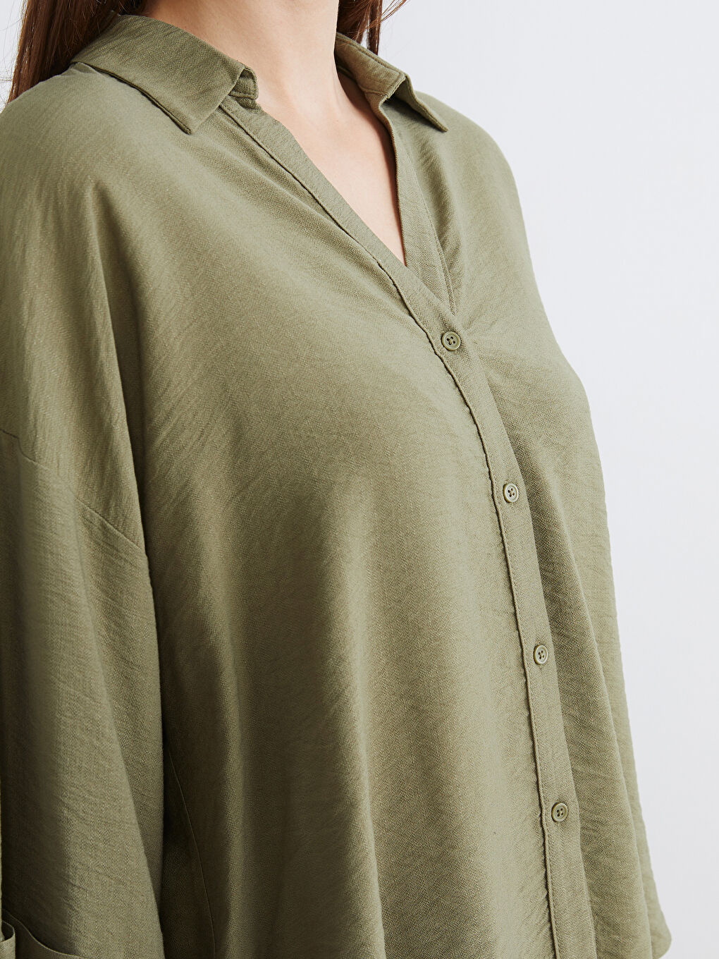 Žena TAMNO ZELENA Košulja-2