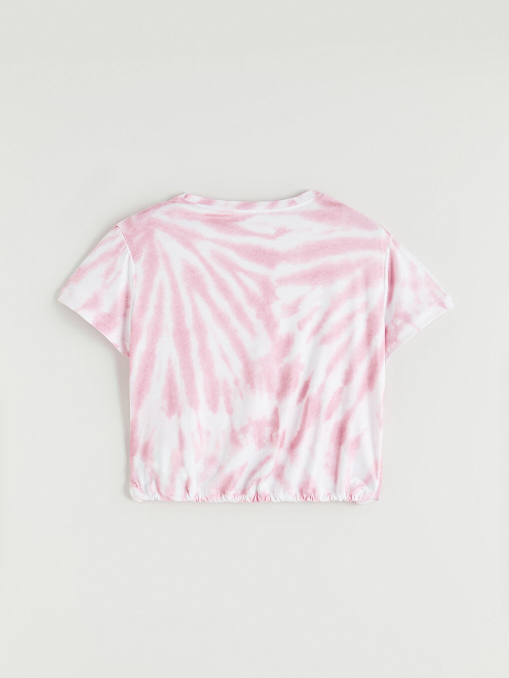 Crew Neck Tie-Dye Pattern Girls' T-Shirt-2