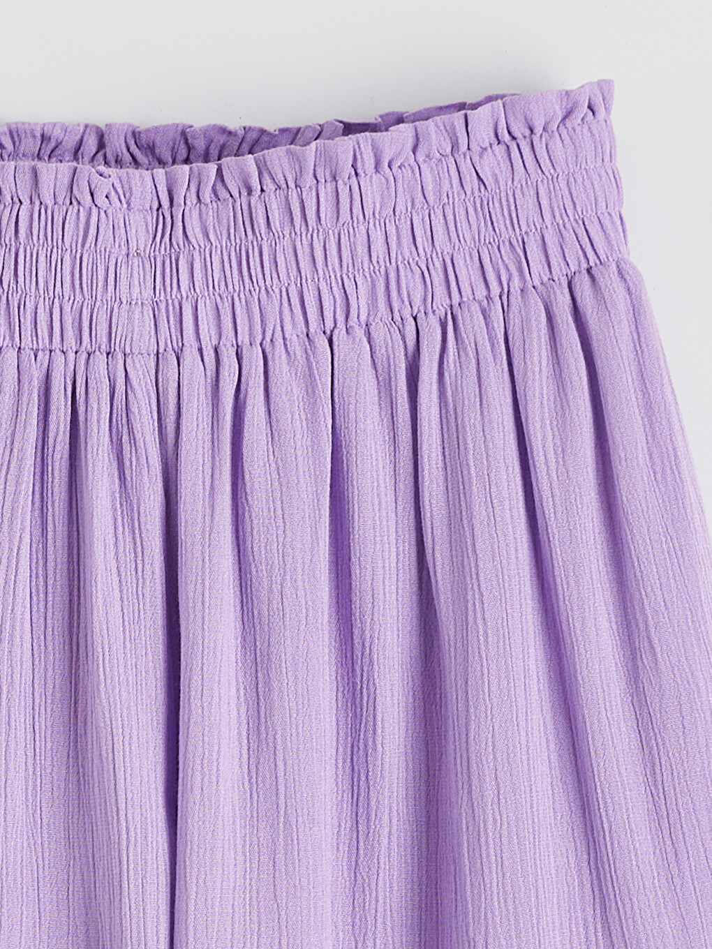 Elastic Waist Women's Pleated Shorts-5
