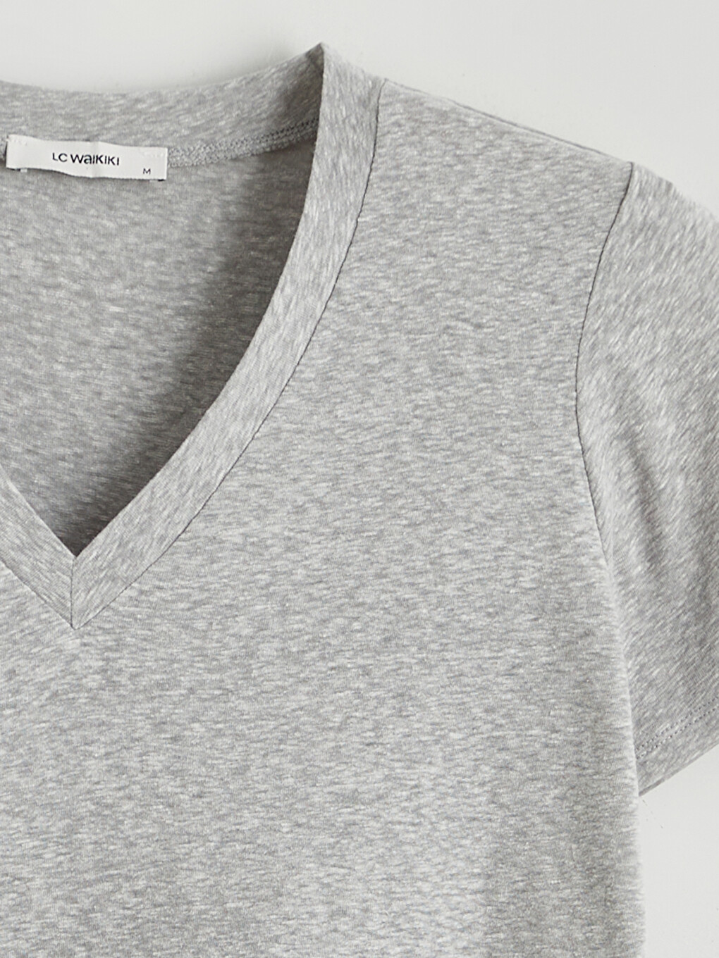 V-neck Gathered Blouse-5