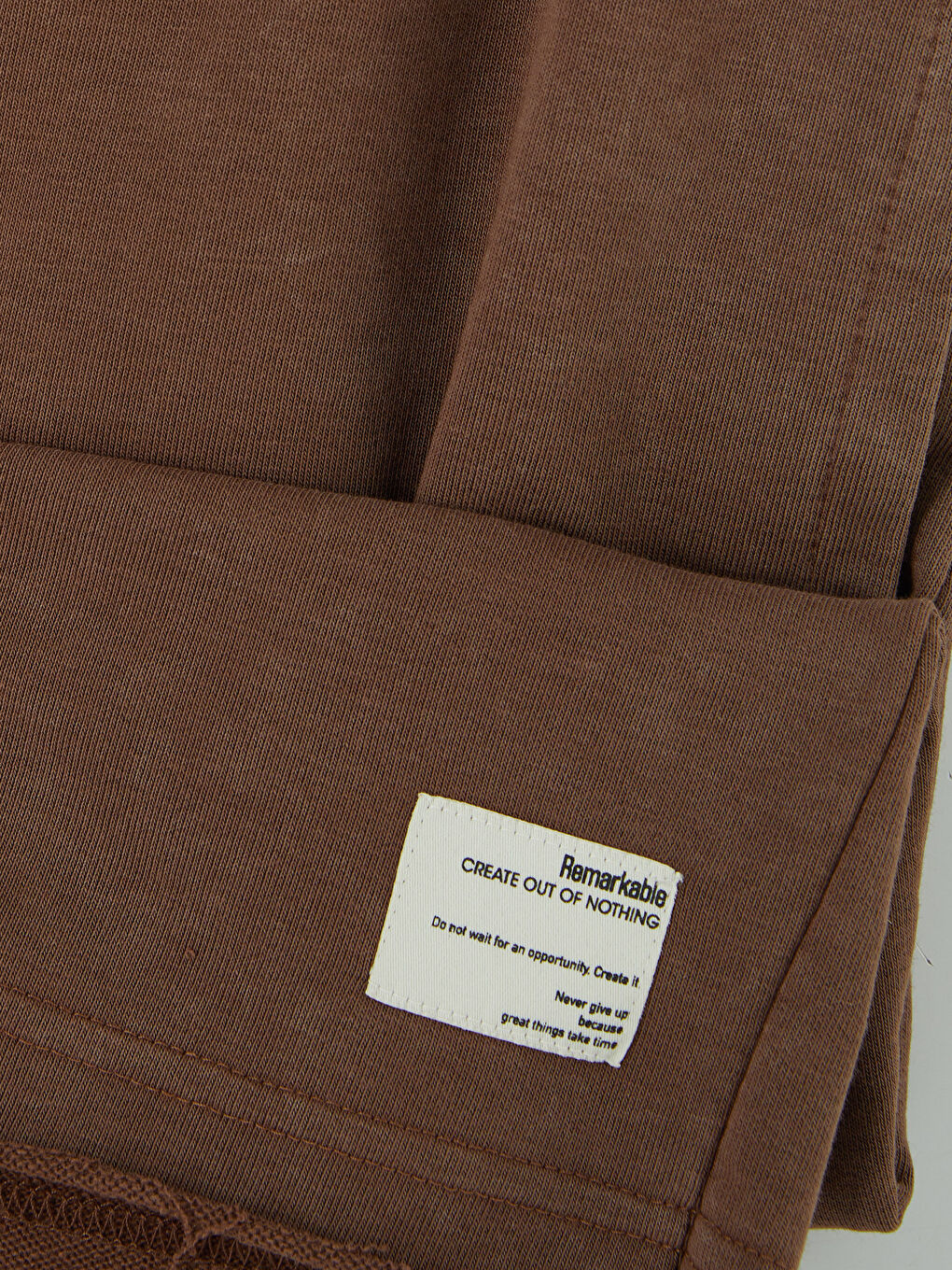 Kahverengi Rahat Kalıp Erkek Şort-3