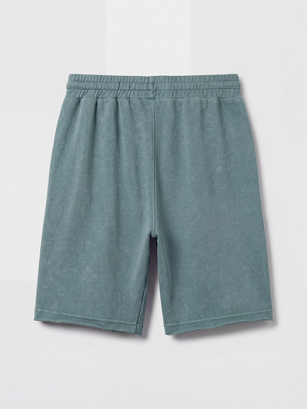 Yeşil Rahat Kalıp Erkek Şort-1