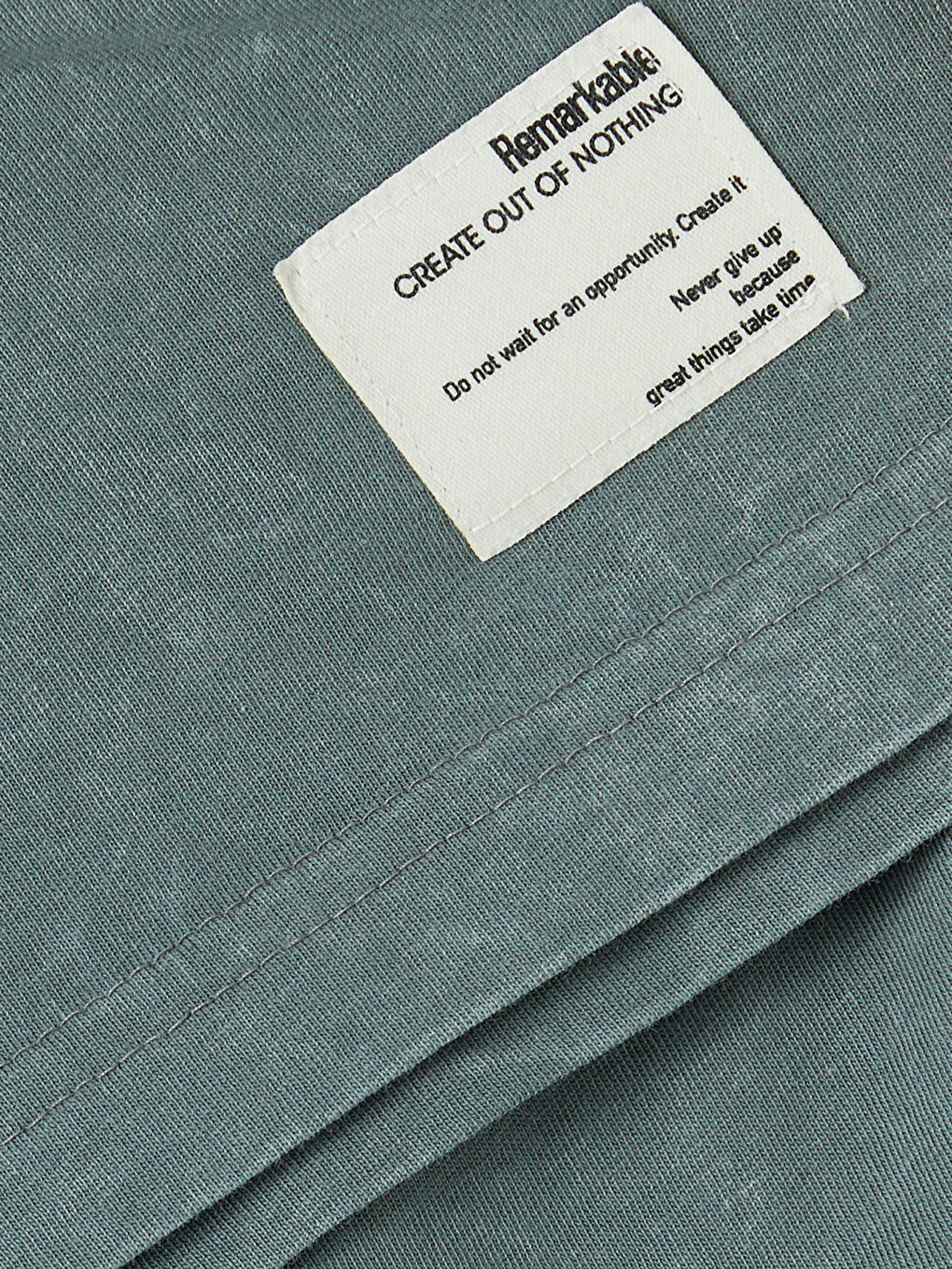 Yeşil Bisiklet Yaka Penye Erkek Kolsuz Tişört-3