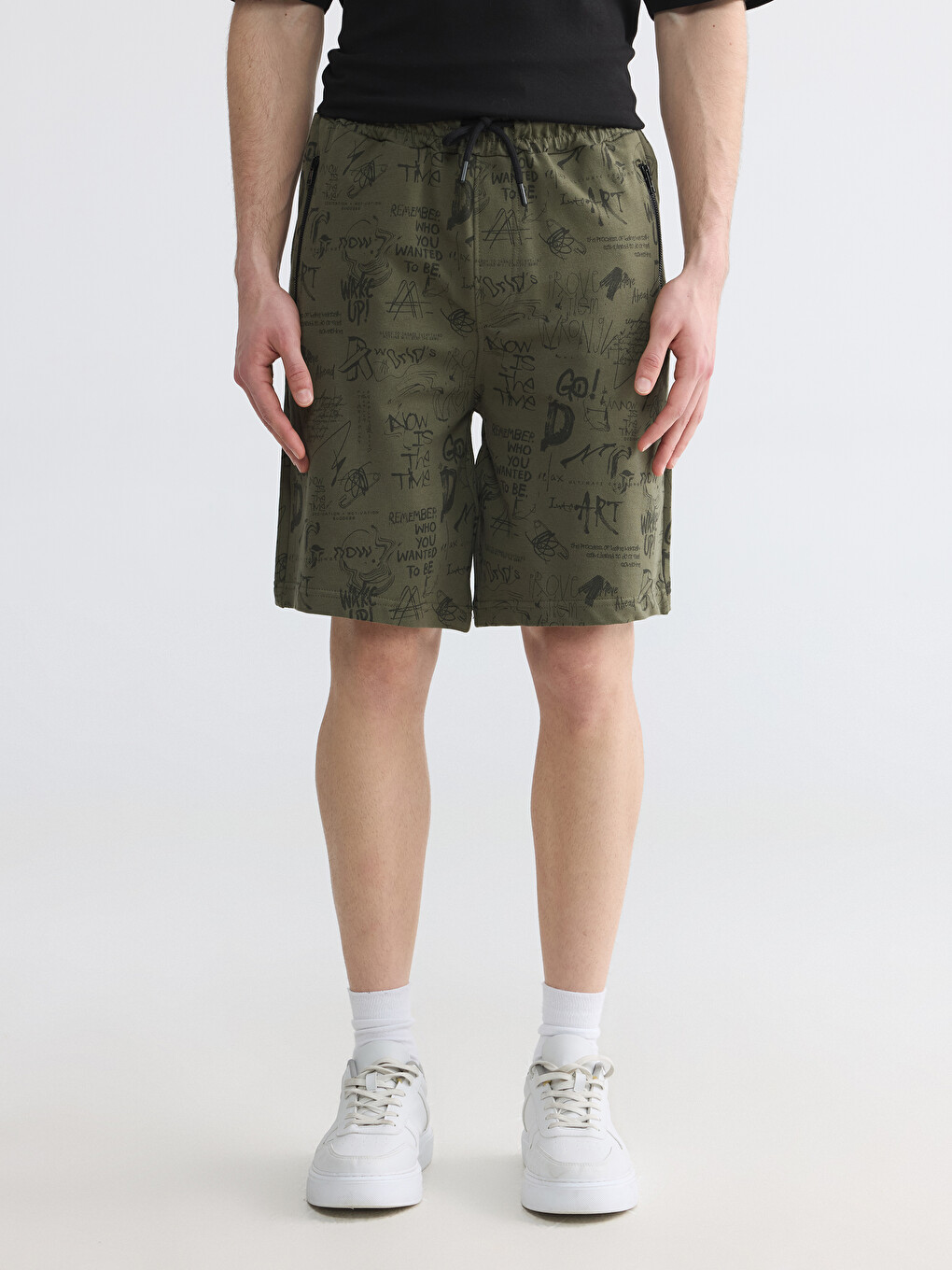 Standard Fit Printed Men's Shorts-1