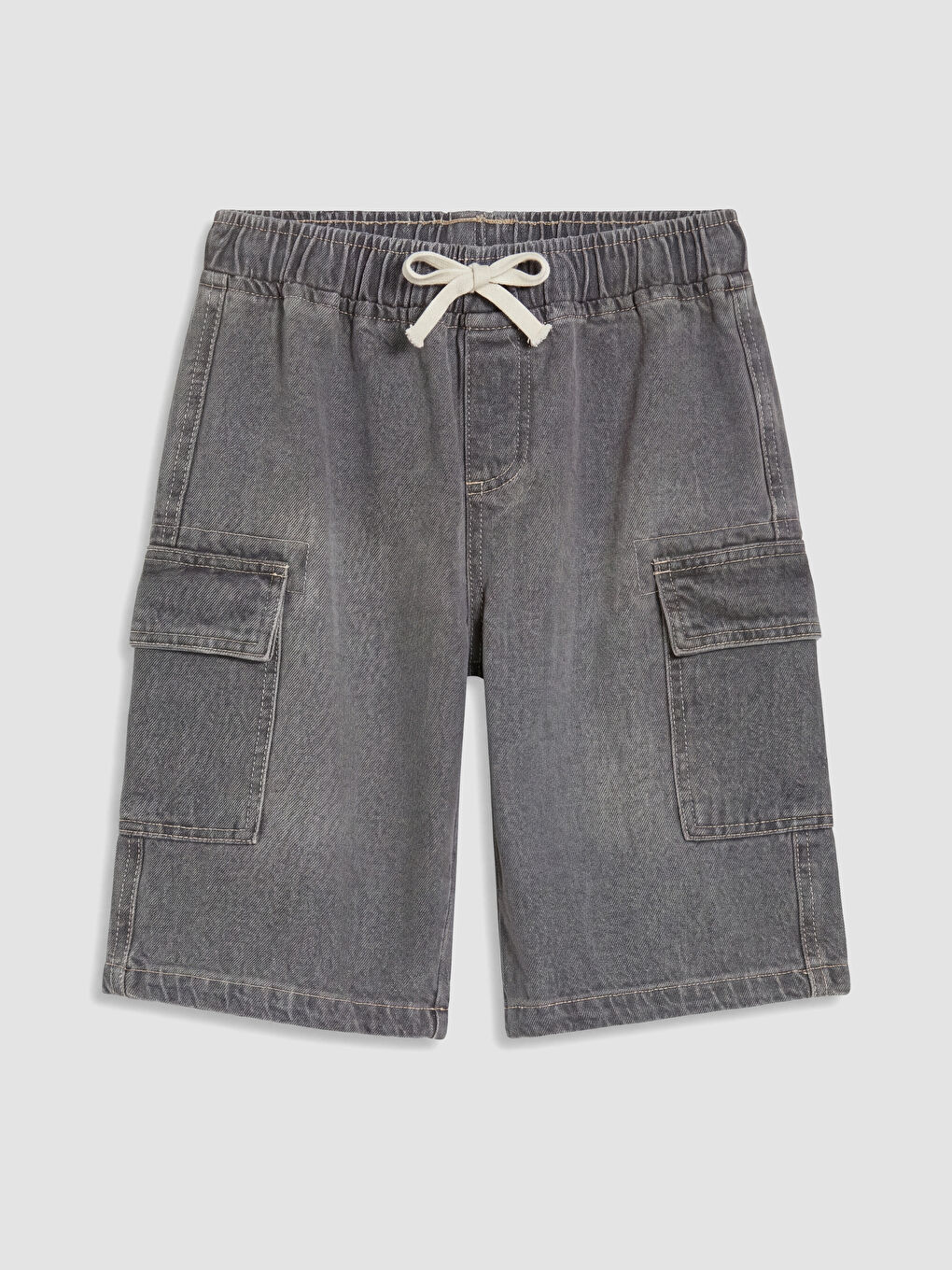 Boy GREY Denim Shorts