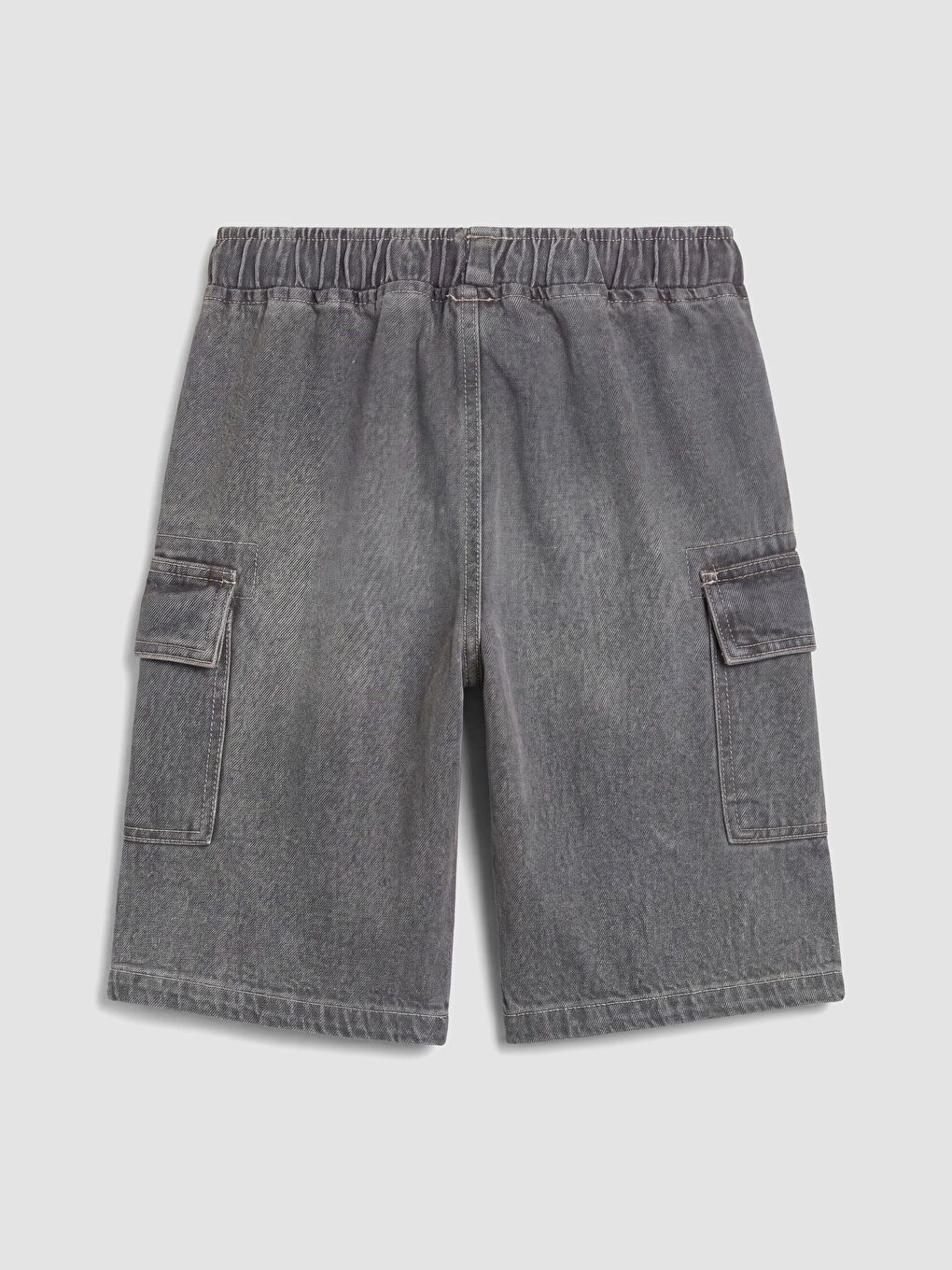 Boy GREY Denim Shorts-2