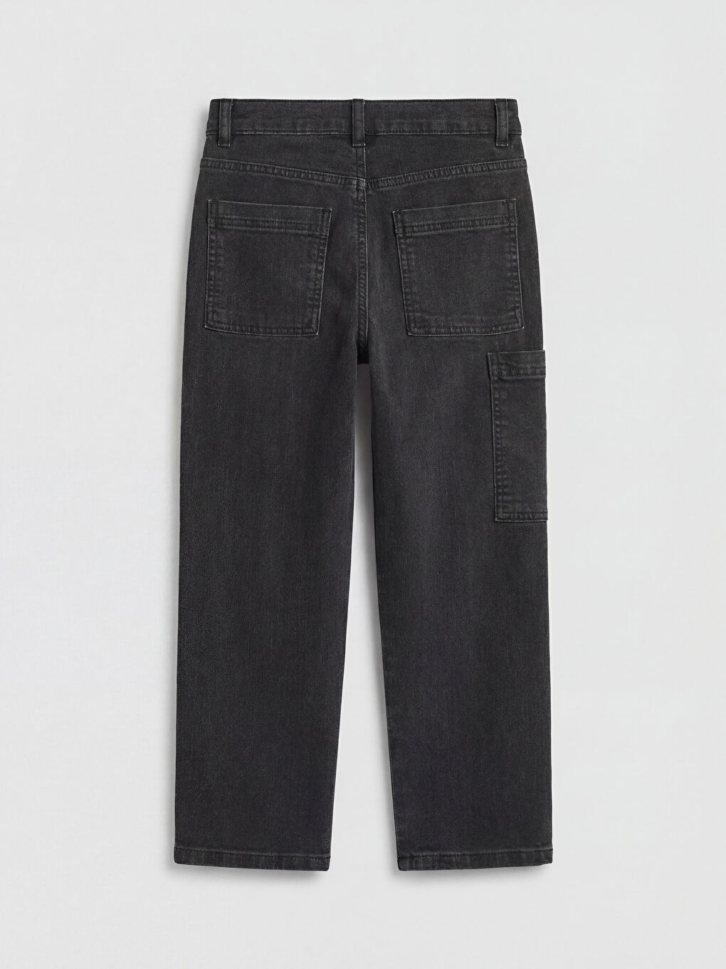 Loose Fit Boys' Cargo Jeans-1