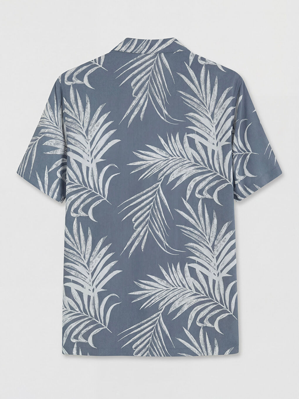 რეგულარული მორგების ნიმუშიანი ვისკოზის მამაკაცის პერანგი-3