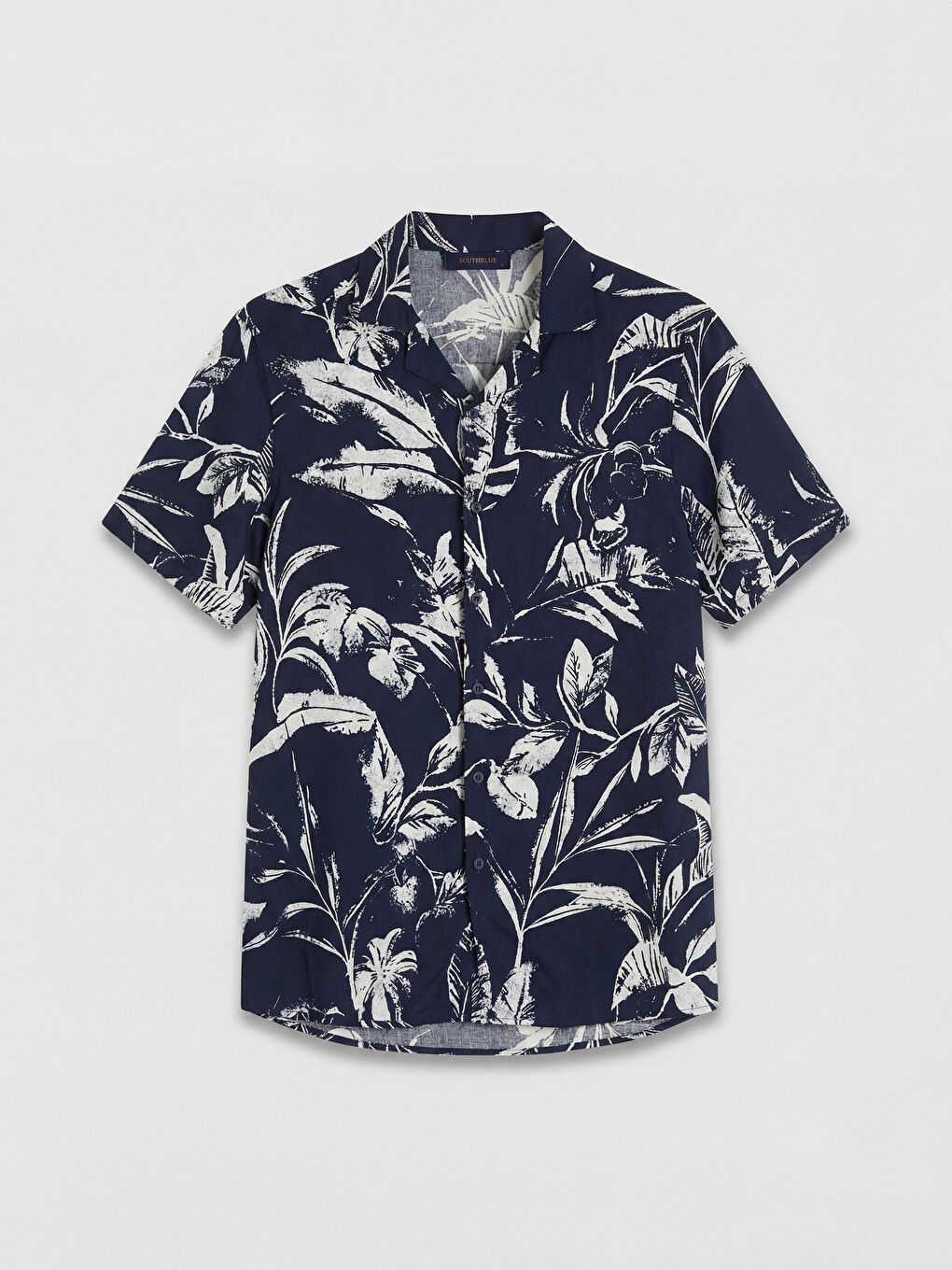 რეგულარული მორგების ნიმუშიანი ვისკოზის მამაკაცის პერანგი-4