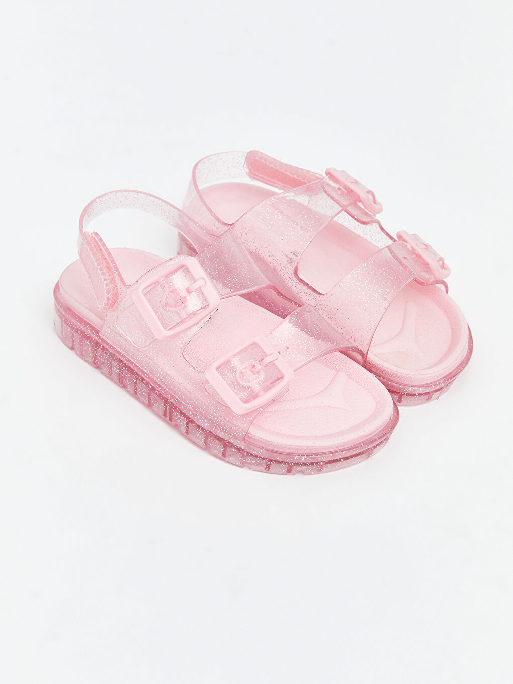 Transparent Strapped Girls' Sandal