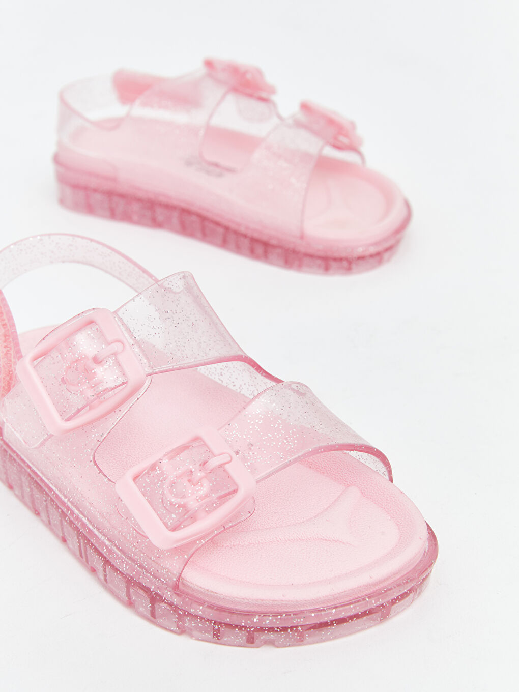 Transparent Strapped Girls' Sandal-2