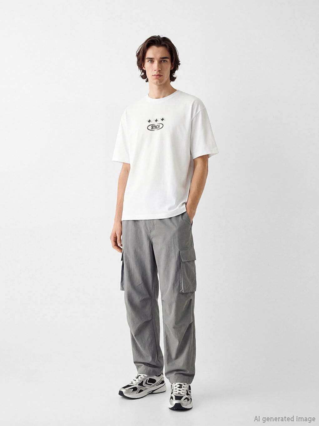 Muškarac BIJELA Majica kratkih rukava-1