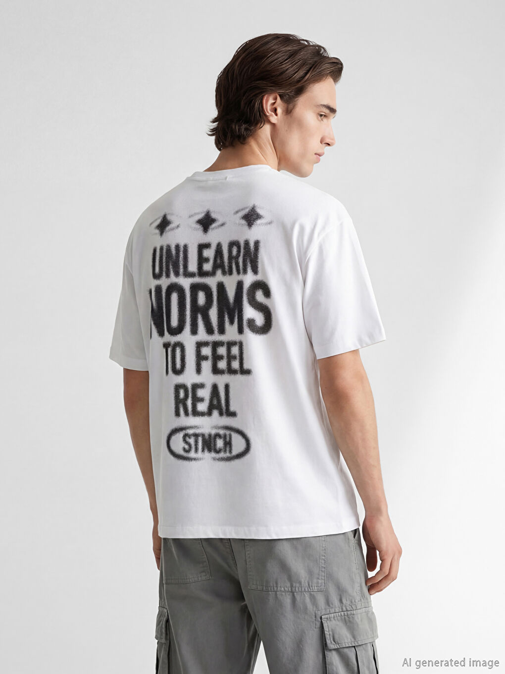 Muškarac BIJELA Majica kratkih rukava-2